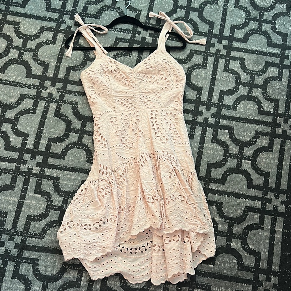Parker Pink Tiered Ruffled Sundress